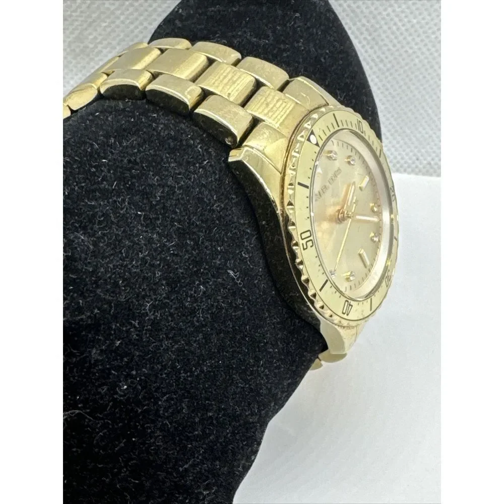 Michael Kors MK6120 Women's Tatum Gold Stainless Steel Analog Dial Watch JNA754